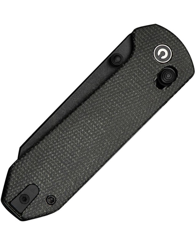 Yonder folding knife 14C28N steel blackwash finish Crossbar Lock Dark Green Micarta Handle Yonder folding knife 14C28N steel blackwash finish Crossbar Lock Dark Green Micarta Handle