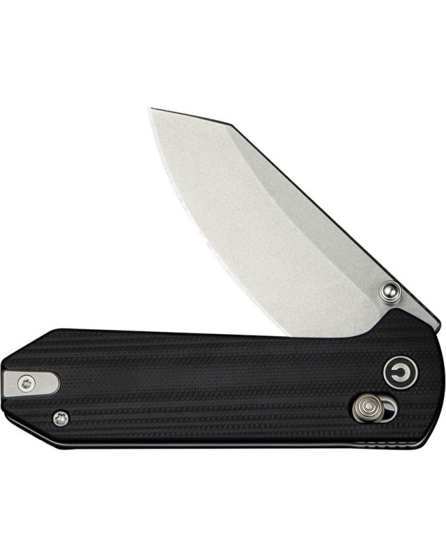 Yonder folding knife 14C28N steel stonewash finish Crossbar Lock Black G10 Handle Yonder folding knife 14C28N steel stonewash finish Crossbar Lock Black G10 Handle