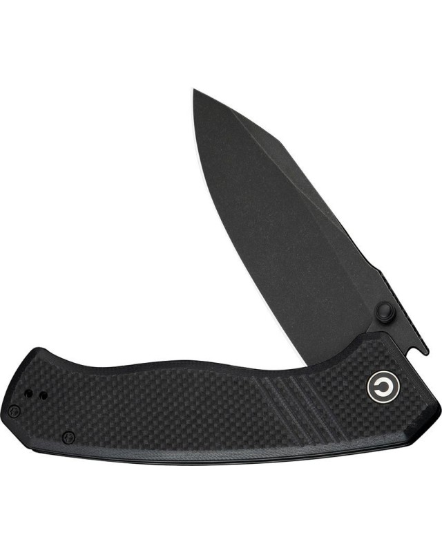Placoid folding knife 14C28N steel blackwash finish Black G10 Handle Flipper Placoid folding knife 14C28N steel blackwash finish Black G10 Handle Flipper