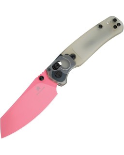 Cicada's Wing B-Lock 10Cr15MoV steel pink coating Jade Ultem handle