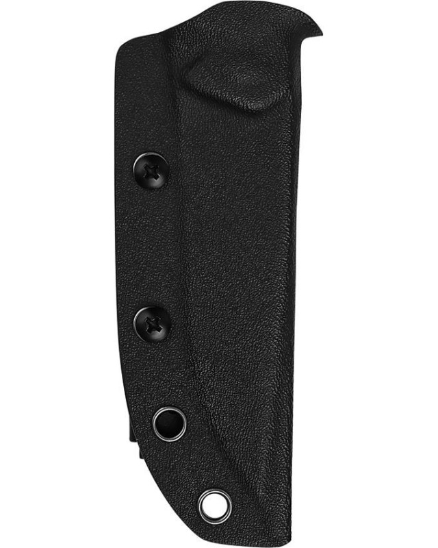 Militaw Fixed Blade knife Full Tang Nitro-V steel stonewash finish Natural Micarta and G10 handle black kydex sheath