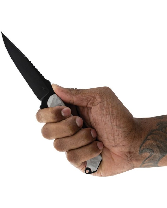 Darter S Fixed Blade S35VN steel Black Gun-Kote finish Light Grey G10 handle Darter S Fixed Blade S35VN steel Black Gun-Kote finish Light Grey G10 handle