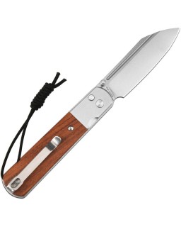 Holm Button Lock AR-RPM9 steel stonewash finish Rose wood handle