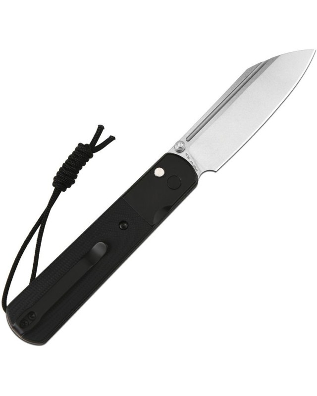 Holm Button Lock AR-RPM9 steel sandblast finish Black G10 handle Holm Button Lock AR-RPM9 steel sandblast finish Black G10 handle