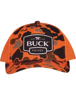 Duck Camo Hunter Hat Blaze Orange