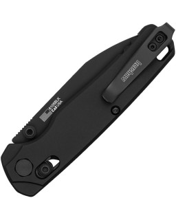Bel Air MagnaCut steel Black PVD coated blade Black aluminium handle KS6105BLK