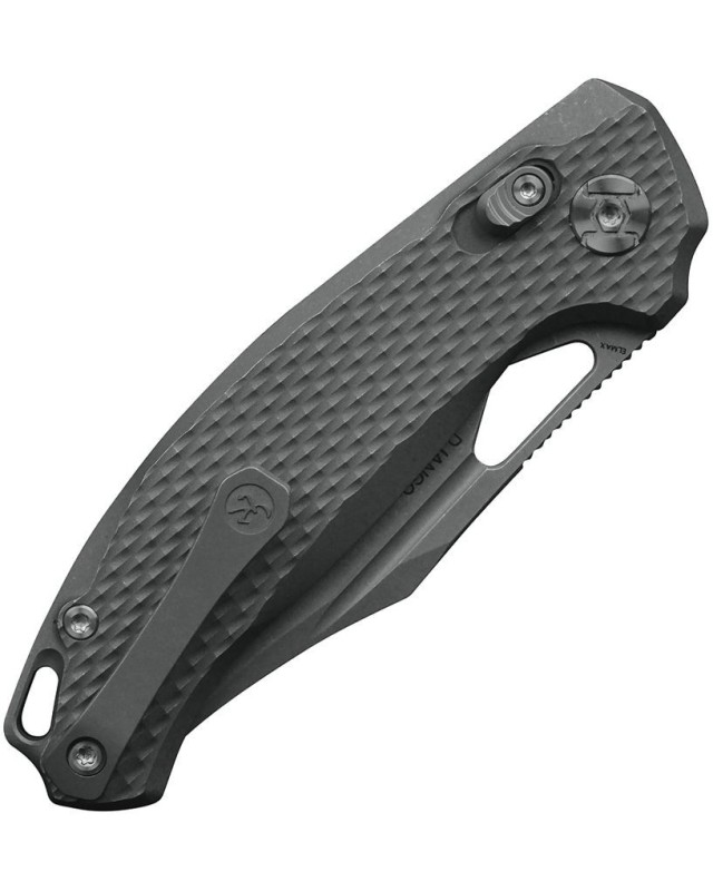 DJANGO ELMAX steel blade stonewash finish Crossbar Lock Titanium handle DJANGO ELMAX steel blade stonewash finish Crossbar Lock Titanium handle
