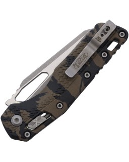 MSI M390MK steel Ram-Lok FRN Grip Tiger Stripes APOC finish partially serrated