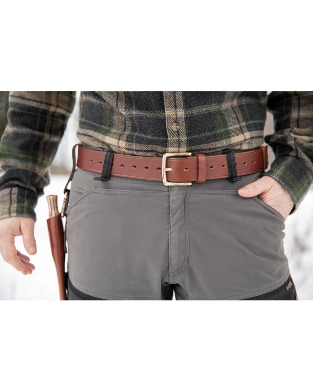 Swedish Forest Leather Belt L-XXL