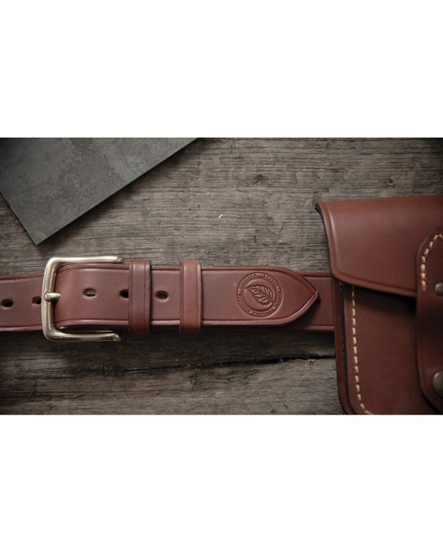 Swedish Forest Leather Belt L-XXL