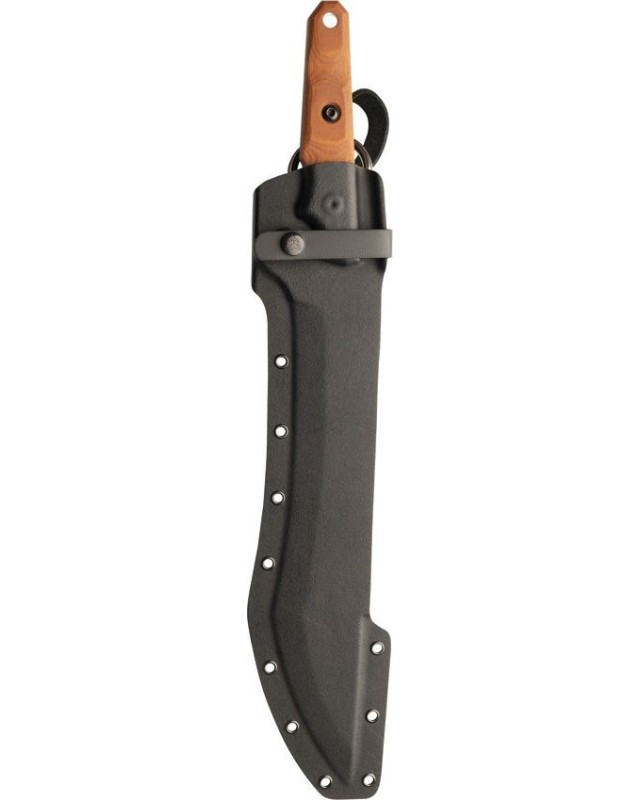 Lilith Full Tang 1095HC Machete tactical gunsmoke gray finish Tan Canva micarta Black Kydex Sheath Lilith Full Tang 1095HC Machete tactical gunsmoke gray finish Tan Canva micarta Black Kydex Sheath