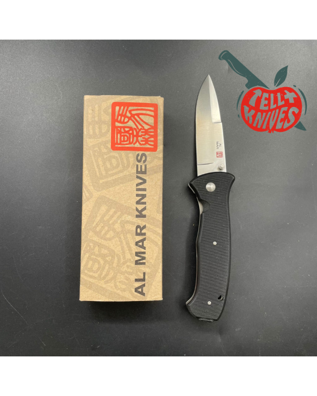 Collector AL MAR SERE 2000 VG-10 steel satin finish Black G10 handle SEKI Japan Collector AL MAR SERE 2000 VG-10 steel satin finish Black G10 handle SEKI Japan
