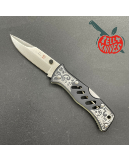 1996 Micro SERE AUS6 steel blade black aluminium handle Bob Valade engraved with original box