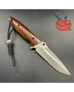 Fighter Compact Full tang acier inox 440C et bois précieux de cocobolo