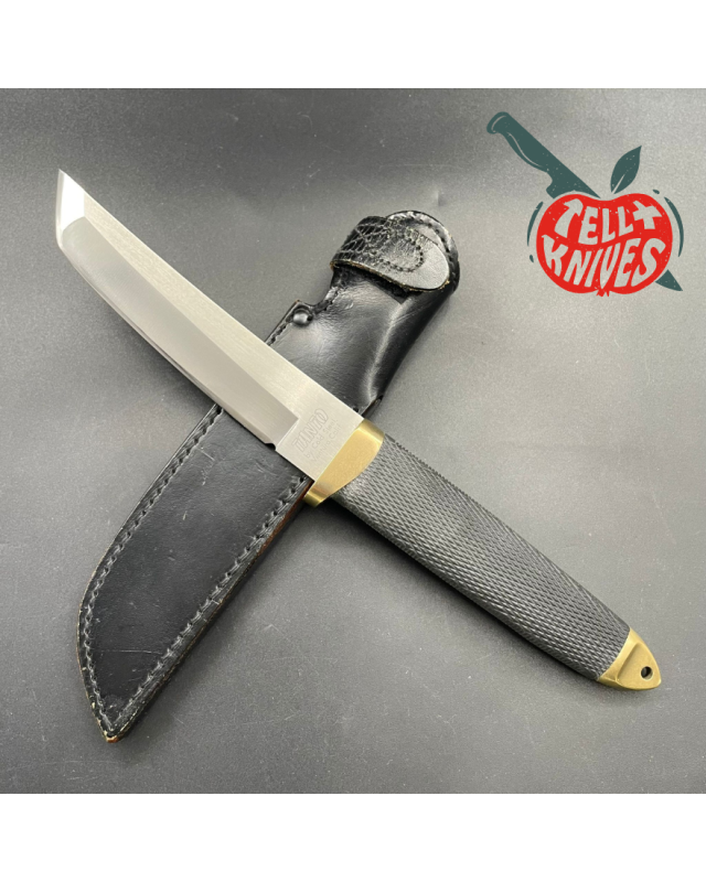 Vintage & Collector Master Tanto - 13A AUS8 steel Kraton handle Brass guard and pommel