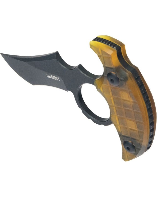 Stheno Push Dagger Full tang 14C28N steel blackwash finish Ultem handle Switzerland legal Stheno Push Dagger Full tang 14C28N steel blackwash finish Ultem handle Switzerland legal