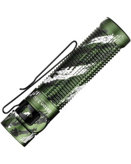 Baton 3 Pro Green Brush Strokes Finish - 1500Lm