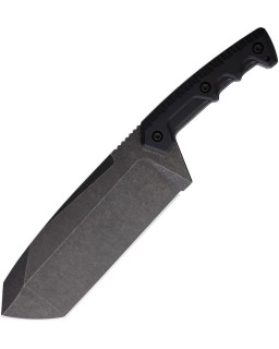 Fat Boy Dark Stone Full Tang N690 stainless steel blackwash finish G10 handle Black Cordura Sheath