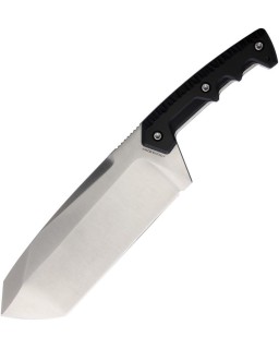 Fat Boy Full Tang N690 stainless steel satin finish G10 handle Black Cordura Sheath