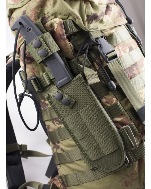 Selvans Full Tang N690 steel MIL-C-13924 black finish forprene handle green sheath NO KIT