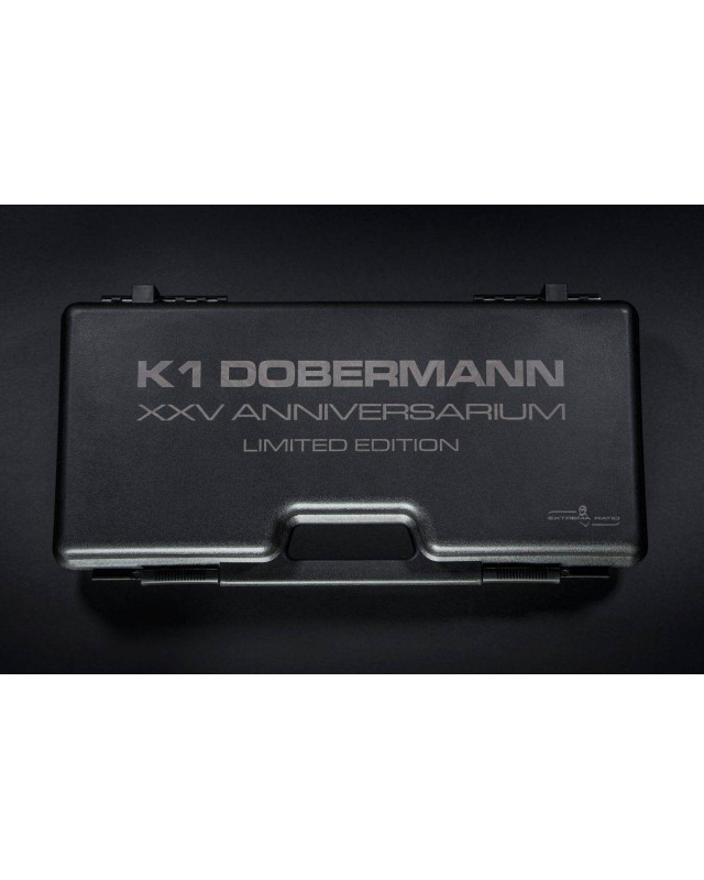 K1 Dobermann XXV Anniversarium Limited Edition 250pces Full Tang N690Co steel Satin finish presentation box & coin K1 Dobermann XXV Anniversarium Limited Edition 250pces Full Tang N690Co steel Satin finish presentation box & coin