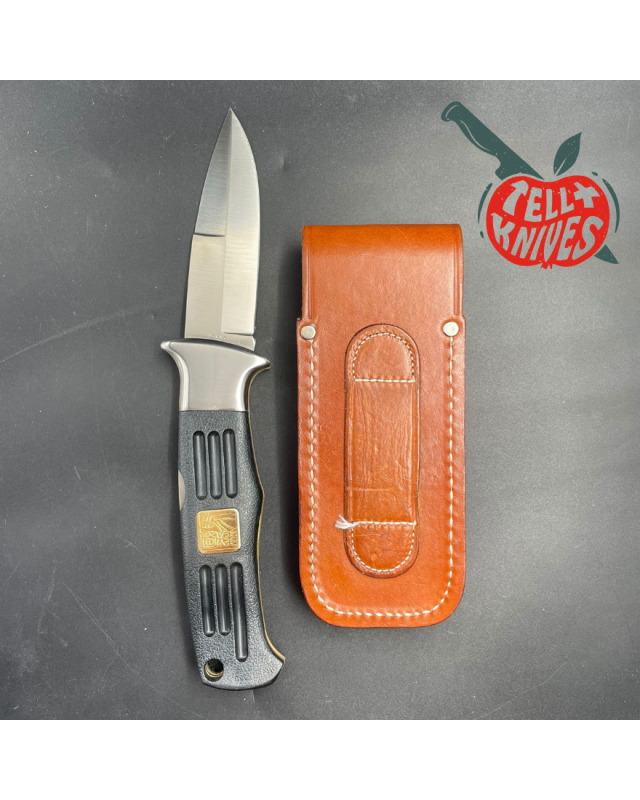 Vintage AL MAR SERE 3003 Special Forces AUS6-A steel Kraton handle brass medallions SEKI Japan