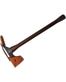 Woodsman Pulaski Axe 1055HC steel oiled beech wood handle