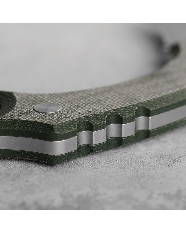 Dirty Girl Karambit Fixed Blade 14C28N steel stonewash finish Green Micarta handle Black kydex sheath Dirty Girl Karambit Fixed Blade 14C28N steel stonewash finish Green Micarta handle Black kydex sheath