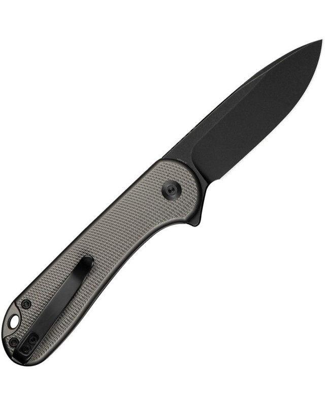 Elementum II Button Lock Nitro-V steel blackwash finish gray aluminium handle Elementum II Button Lock Nitro-V steel blackwash finish gray aluminium handle