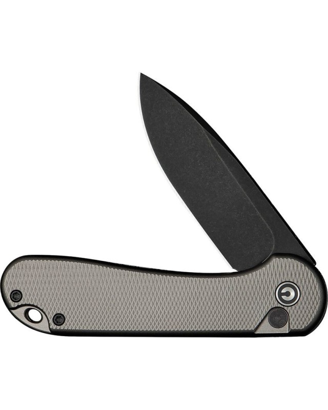 Elementum II Button Lock Nitro-V steel blackwash finish gray aluminium handle Elementum II Button Lock Nitro-V steel blackwash finish gray aluminium handle