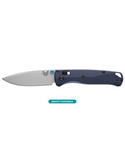 Bugout S90V Premium Steel stonewash finish blue aluminium handle AXIS-lock