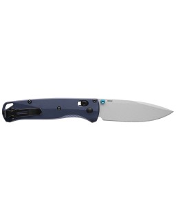 Bugout S90V Premium Steel stonewash finish blue aluminium handle AXIS-lock