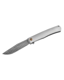 Annual Damast 2025 Chad Nichols 100 layers Damascus blade Titanium handle