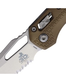 MSI 30th Anniversary Edition Ram-Lok M390MK steel stonewash part. serr blade Dark Earth Tri-Grip polymer