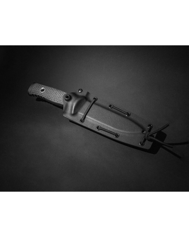 Mille Cuori V4e Vanadis 4 Extra steel Black DLC Finish Black BCM handle black kydex