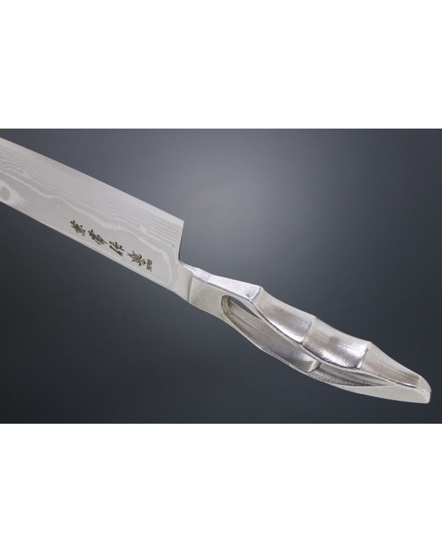 Japanese Santoku kitchen knife VG-10 core 17 layer stainless Damascus pattern blade Japanese Santoku kitchen knife VG-10 core 17 layer stainless Damascus pattern blade