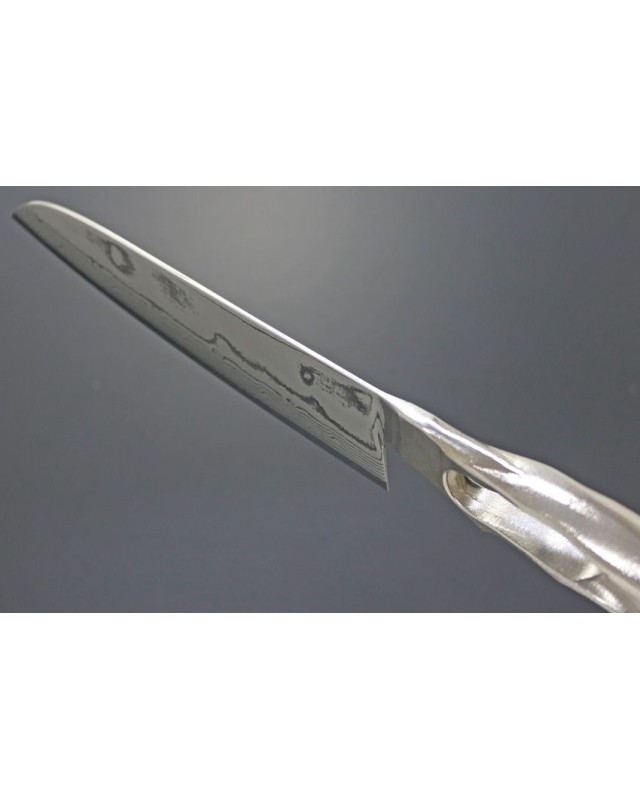 Japanese Santoku kitchen knife VG-10 core 17 layer stainless Damascus pattern blade Japanese Santoku kitchen knife VG-10 core 17 layer stainless Damascus pattern blade