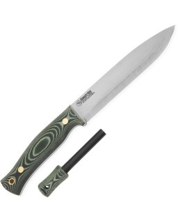 No.14 SFK Full Tang A8 Cryo steel green micarta handle with fire striker