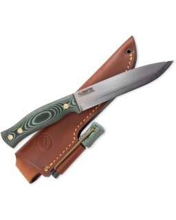 No.14 SFK Full Tang A8 Cryo steel green micarta handle with fire striker