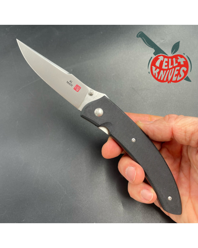 AL MAR KNIVES - Shrike VG-10 steel satin finish Black G10 handle SEKI Japan AL MAR KNIVES - Shrike VG-10 steel satin finish Black G10 handle SEKI Japan