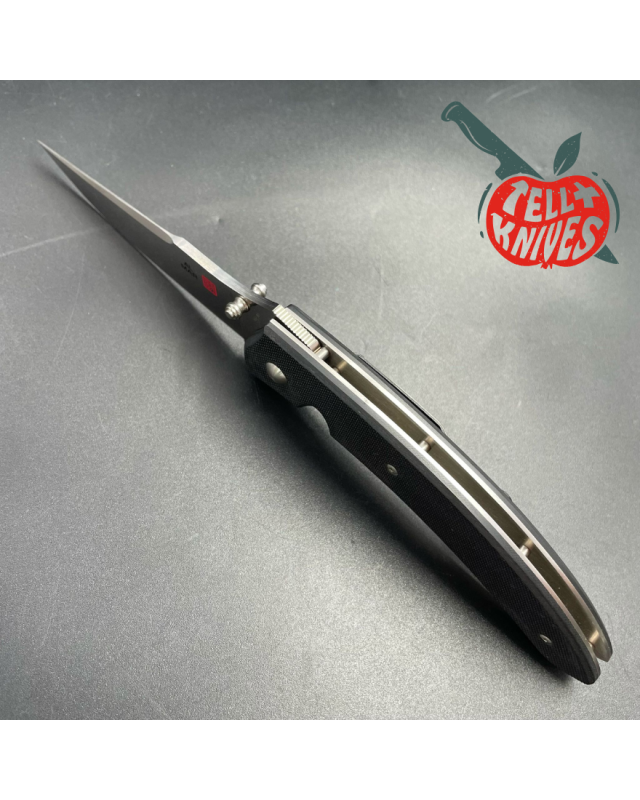 AL MAR KNIVES - Shrike VG-10 steel satin finish Black G10 handle SEKI Japan AL MAR KNIVES - Shrike VG-10 steel satin finish Black G10 handle SEKI Japan