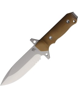 AIO-2 Fixed Blade Full Tang 3V steel Coyote G10 handle Coyote Kydex sheath