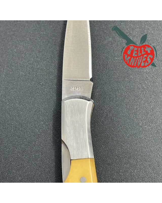 Vintage Al Mar Osprey 1001 AUS6 steel yellow micarta handle