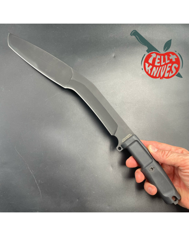 Occasion - Kukri Large Black N690 steel Forprene Handle Occasion - Kukri Large Black N690 steel Forprene Handle