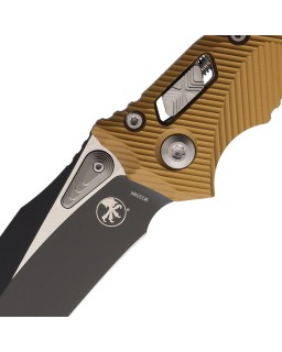 Amphibian S/E Ram-Lok M390MK steel two-tone finish fluted tan aluminium