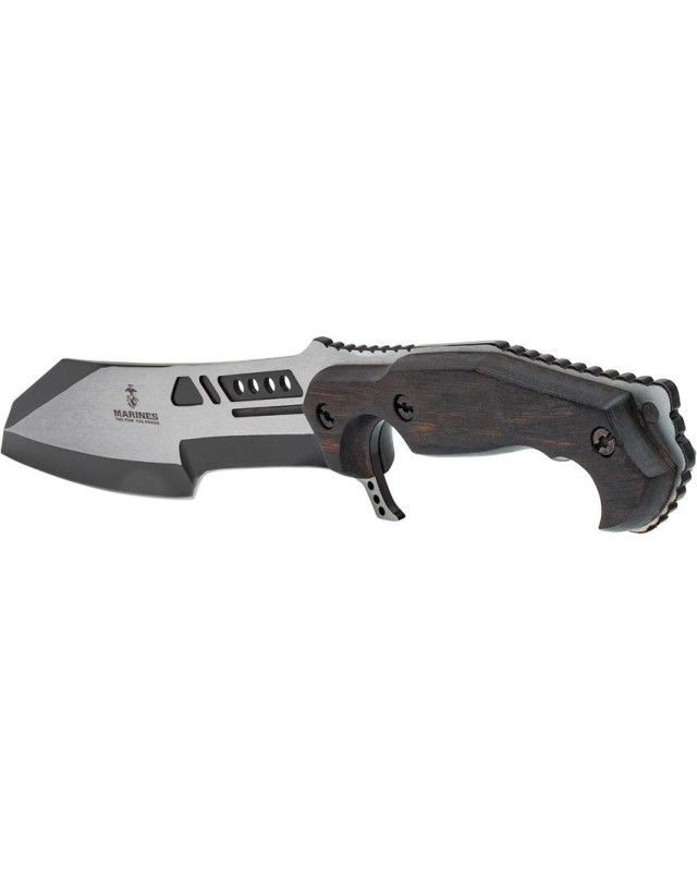 USMC Covert Ops Machete two-tone finish Pakkawood handle USMC Covert Ops Machete two-tone finish Pakkawood handle