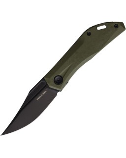 Ventus Slip Joint D2 steel Black PVD finish OD Green G10 handle