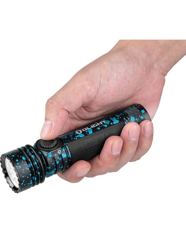 Seeker 4 Pro Flashlight Deep Ocean Edition Aluminium handle 4600 lumens Seeker 4 Pro Flashlight Deep Ocean Edition Aluminium handle 4600 lumens