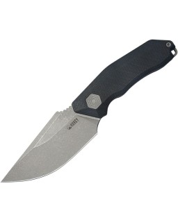Basilisk Fixed Blade Full Tang 14C28N stainless steel stonewash finish black G10 handle