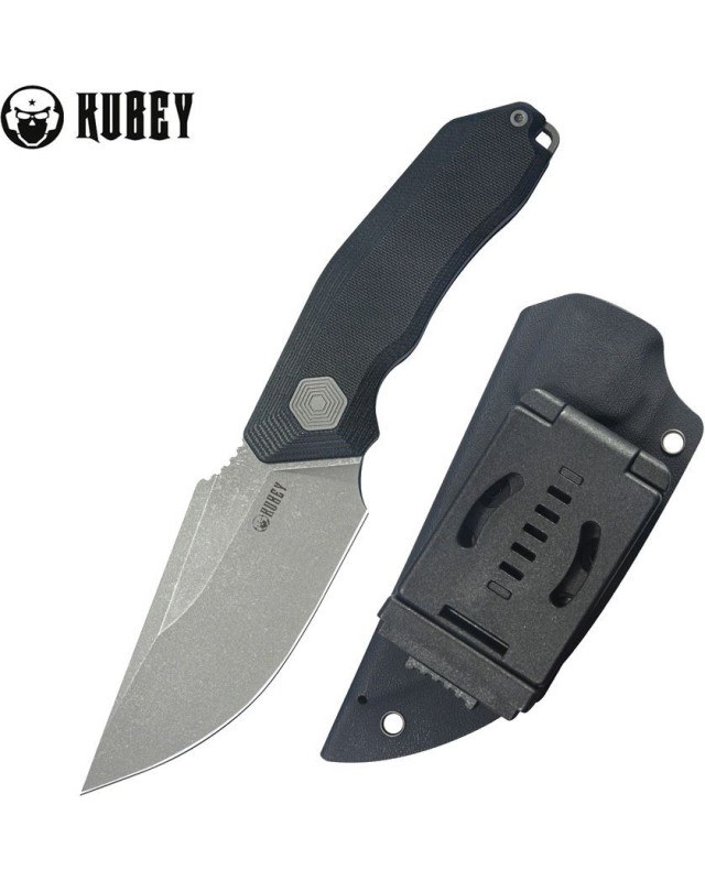 Basilisk Fixed Blade Full Tang 14C28N stainless steel stonewash finish black G10 handle Basilisk Fixed Blade Full Tang 14C28N stainless steel stonewash finish black G10 handle